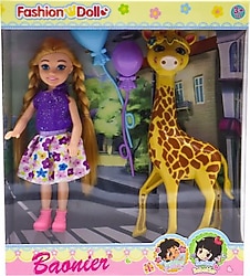 Baonier Zürafalı Mini Kız Bebek