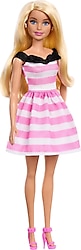 Barbie 65. Yıl Özel Pembe Elbiseli Bebek HTH66