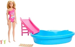 Barbie Bebek ve Havuz Oyun Seti HRJ74
