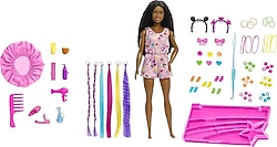 Barbie Brooklyn Eğlenceli Saçlar Oyun Seti HHM39
