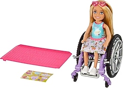 Barbie Chelsea Bebek ve Tekerlekli Sandalye HGP29