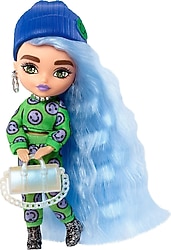 Barbie Extra Mini Bebek Mavi Saçlı HGP65