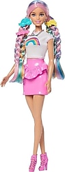 Barbie Gökkuşağı Saçlar Bebeği JJP06
