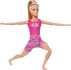 Barbie Sesli ve Işıklı Duyarlı Hareketler Bebeği JJN55