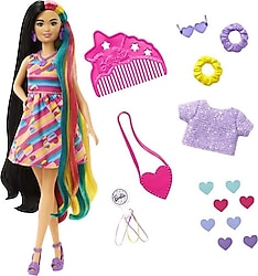 Barbie Upuzun Muhteşem Saçlı Bebekler HCM87