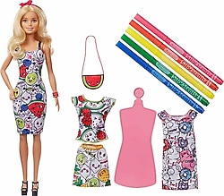 Barbie ve Crayola Renkli Kıyafetler GGT44