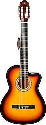 Barcelona LC 3900 CSB Cutaway Sunburst Klasik Gitar