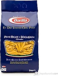 Barilla Penne Rigate Kalem Makarna 2 kg