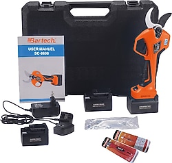 Bartech SC-8608 16.8 V 3 Akülü 4 Ah Sensörlü Akülü Budama Makası