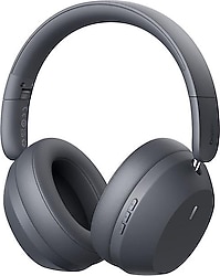 Baseus Bass 35 Max Gri Kulak Üstü Bluetooth Kulaklık