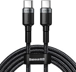 Baseus Cafule CATKLF-ALG1 2 m Type-C to Type-C Hızlı Şarj Kablosu