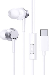 Baseus Encok CZ11 Type-C Beyaz Kablolu Kulak İçi Kulaklık