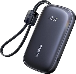 Baseus Enerfill FC21 QPow3 Ultra Siyah 45 W 20000 mAh Hızlı Şarj Powerbank