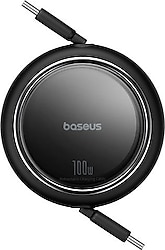 Baseus Free2 Draw Mini 1 m Siyah Type-C To Type-C Şarj Kablosu
