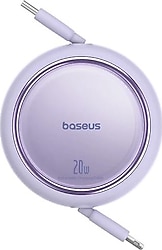 Baseus Free2Pull 1 m Mor Type-C to Lightning Hızlı Şarj Kablosu