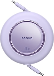 Baseus Free2Pull 2 m Mor Type-C to Type-C Hızlı Şarj Kablosu