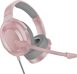 Baseus Gamo D05 Pembe USB Kablolu Kulak Üstü Oyuncu Kulaklığı