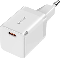 Baseus Gan3 30 W Beyaz Hızlı Şarj Adaptörü