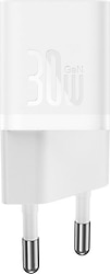 Baseus GaN5 Mini 30 W Beyaz Hızlı Şarj Adaptörü