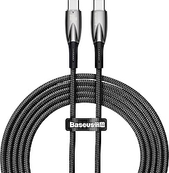 Baseus Glimmer Series 100 W 2 m Type-C to Type-C Hızlı Şarj Kablosu
