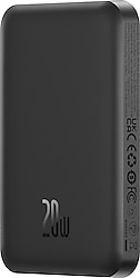 Baseus MagSafe Mini Siyah 5000 mAh Kablosuz Powerbank