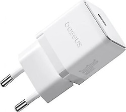 Baseus Palm 1C 20 W Beyaz Hızlı Şarj Adaptörü