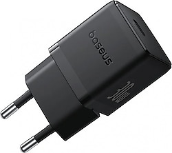 Baseus Palm 1C 30 W Siyah Hızlı Şarj Adaptörü