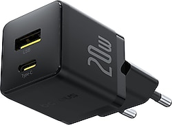 Baseus Palm C+U 20 W Siyah Hızlı Şarj Adaptörü