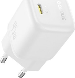 Baseus PicoGo 45 W Beyaz Hızlı Şarj Adaptörü