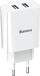 Baseus Speed Mini Dual 10.5W 2.4A Micro USB Kablolu Ev Şarj Cihazı