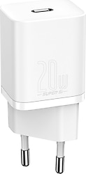 Baseus Super Si 20 W Beyaz Hızlı Şarj Adaptörü