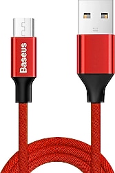 Baseus Yiven 1 m Kırmızı Micro USB Hızlı Şarj Kablosu