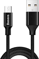 Baseus Yiven 1 m Siyah Micro USB Hızlı Şarj Kablosu