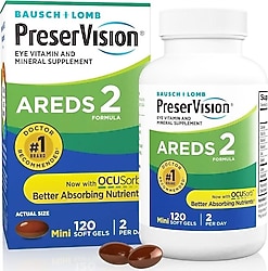 Bausch & Lomb PreserVision Areds 2 Göz Vitamini 120 Kapsül