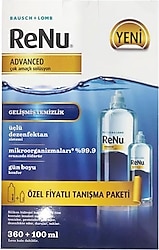 Bausch & Lomb Renu Advanced Tanışma Paketi 360 ml + 100 ml Lens Solüsyonu
