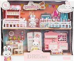 Bay Dreamy Mini Tavşan Çift Katlı Mutfak Oyun Seti 06626