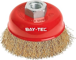 Bay-Tec MK1130 100 mm Saçaklı Çanak Fırça