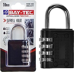 Bay-Tec MK2377 50 mm Şifreli Asma Kilit