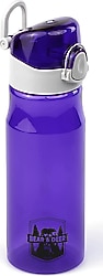 Bear & Deer MT0004 750 ml Pastel Mor Tritan Plastik Kelepçeli Matara