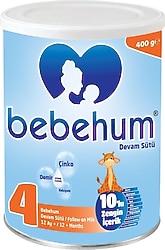 Bebehum 4 Devam Sütü 400 gr Teneke Kutu