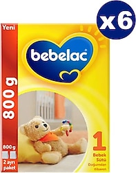 Bebelac 1 Bebek Sütü 800 gr 6 Adet