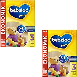 Bebelac 3 Devam Sütü 800 gr 2 Adet