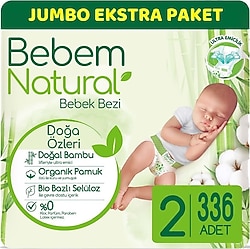 Bebem Natural 2 Numara Mini 42'li 8 Adet Bebek Bezi