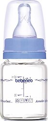 Bebeneo Isıya Dayanıklı Cam Biberon 60 ml Mavi