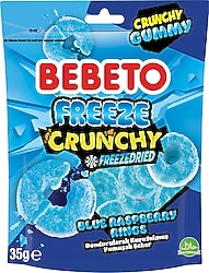 Bebeto Freeze Crunchy Blue Raspberry Ring 35 gr