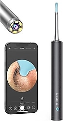 Bebird T5 3MP Kamera Siyah Şarjlı Kulak Temizleme Aleti