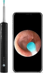 Bebird T5 5MP Kamera Şarjlı Siyah Kulak Temizleme Aleti