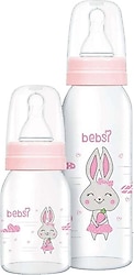 Bebsi 250 ml + 125 ml Pembe 2'li Cam Biberon Seti