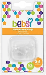 Bebsi Silikon Az Akış No:1 Biberon Emziği