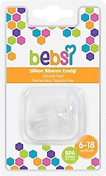 Bebsi Silikon Normal Akış No:2 Biberon Emziği